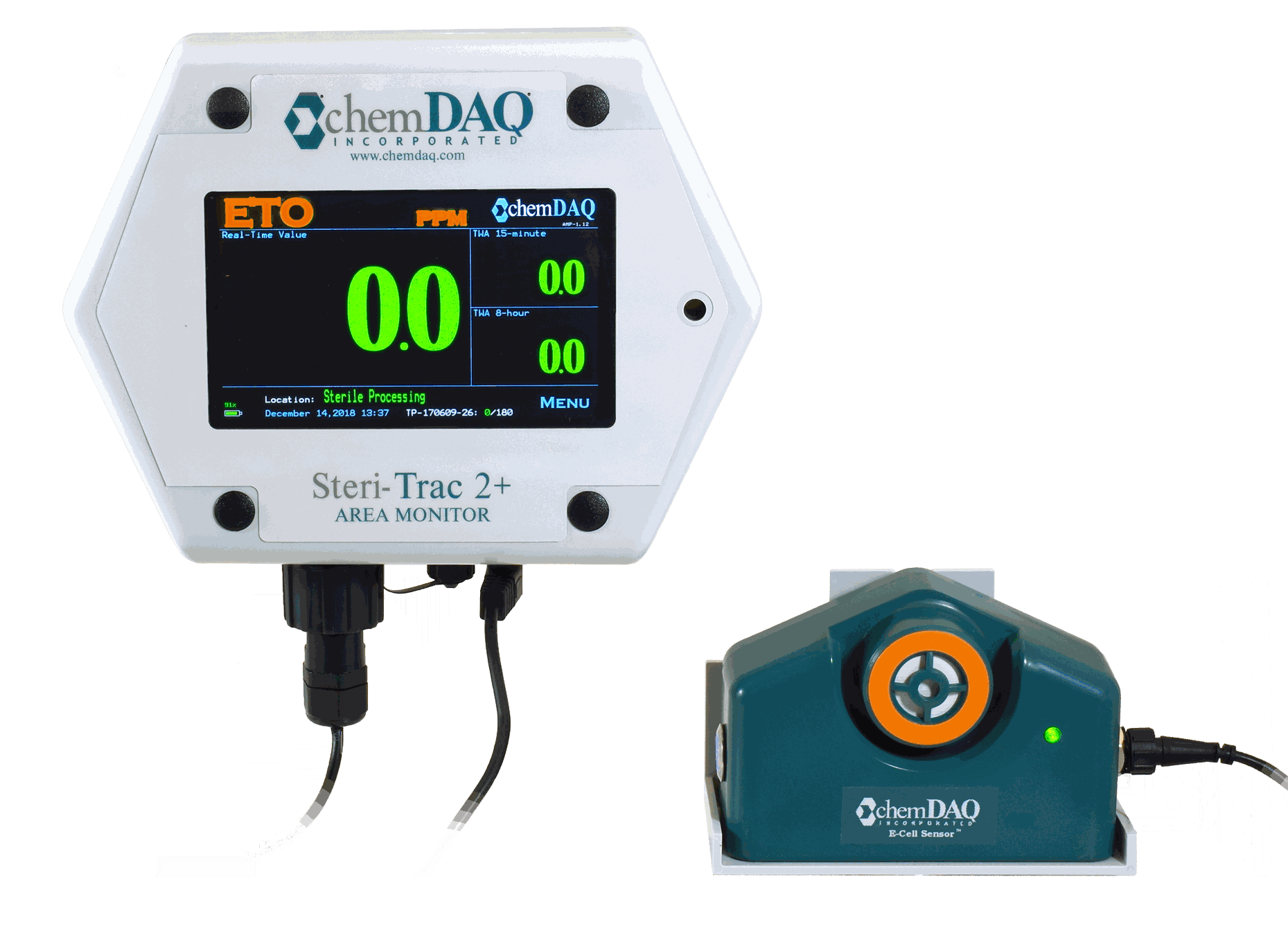 ChemDAQ Steri-Trac 2+ Ethylene Oxide Area Monitor