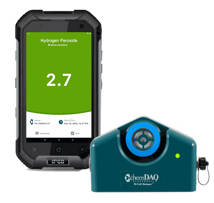 ChemDAQ SafeCide 2.0 Hydrogen Peroxide Portable Monitor
